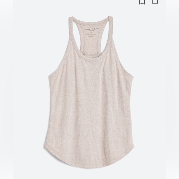 NWT Threads 4 Thought Darimia Triblend Scoop Neck Tank XL Beige - Picture 3 of 7